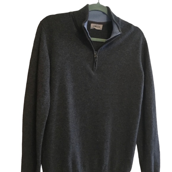 Mens Father and Sons gray cashmere sweater size L - Picture 1 of 14